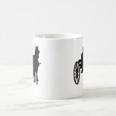 Pferd und Buggy Kaffeetasse (Mittel)
