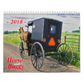 Pferd und Buggy Kalender (Titelbild)