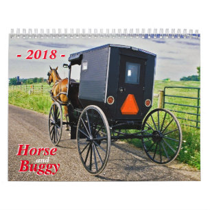 Pferd und Buggy Kalender