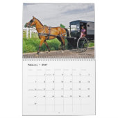Pferd und Buggy Kalender (Feb 2027)