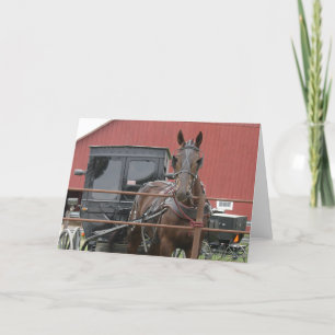 Pferd und Buggy Karte