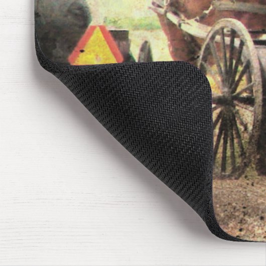 Pferd und Buggy Mousepad (Ecke)