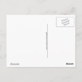 Pferd und Buggy Postkarte (Rückseite)