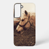 Pferd und Bus Samsung Galaxy Hülle (Rückseite)