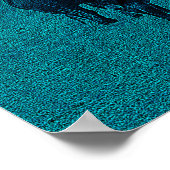 Pferd und Donkey Poster (Ecke)