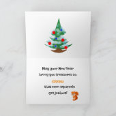 Pferd und Eichhörnchen Karte (Innenseite)