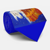 Pferd und Engel Krawatte (Gerollt)