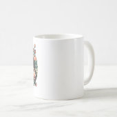 Pferd und Federn Kaffeetasse (VorderseiteRechts)