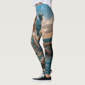 Pferd und Frauen im Wasser Leggings (Links)
