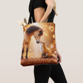 Pferd und Fuchs Fantasy Tasche (Von Nahem)