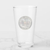 Pferd und Heirat auf Mackinac Island, Michigan Glas (Rückseite)