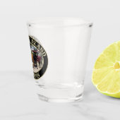 Pferd und Heirat auf Mackinac Island, Michigan Schnapsglas (Rechts)