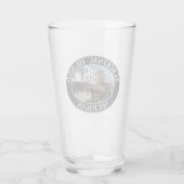 Pferd und Heirat in der Innenstadt von Mackinac Glas (Rückseite)