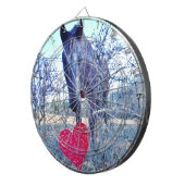 Pferd und Herz Dartscheibe (Vorderseite rechts)