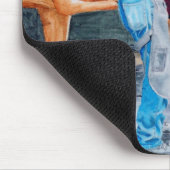 Pferd und Hufschmied Mousepad (Ecke)