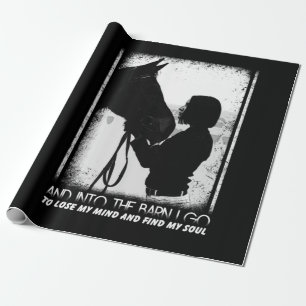 Pferd und in die Scheune gehe ich zu verlieren mei Geschenkpapier