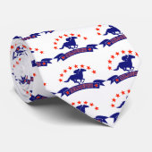 Pferd und Jockey, die Melbourne Cup laufen Krawatte (Gerollt)