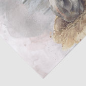 Pferd und Junge im Stall Asleep "Die besten Freund Seidenpapier (Detail)