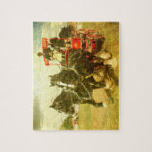 Pferd und Karren Puzzle (Vertikal)