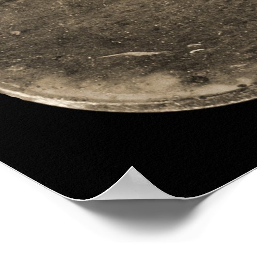 Pferd und Kart Daguerreotyp 1853 Poster (Ecke)