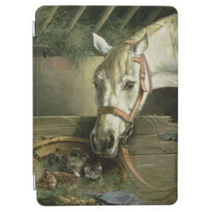 Pferd und Kätzchen, 1890 iPad Air Hülle