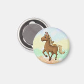 Pferd und Katze Magnet (Vorderseite/Rückseite)