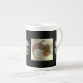 Pferd und Krieger Porzellantasse (Vorderseite Rechts)