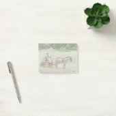 Pferd und Kutsche Post-it Klebezettel (Büro)