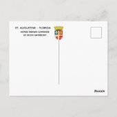 Pferd und Kutsche St. Augustine, Fl. Postkarte (Rückseite)