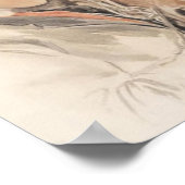 Pferd und Lady Poster Vintag (Ecke)