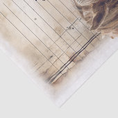 Pferd und Mädchen in Barnschläft "Beste Freunde" Seidenpapier (Ausschnitt)