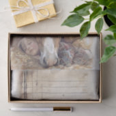 Pferd und Mädchen in Barnschläft "Beste Freunde" Seidenpapier (Geschenk)