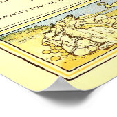 Pferd und Mann Walter Crane Poster (Ecke)