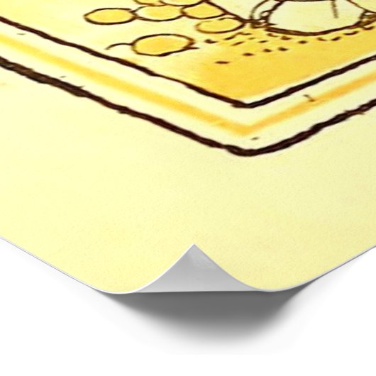 Pferd und Mann Walter Crane Poster (Ecke)