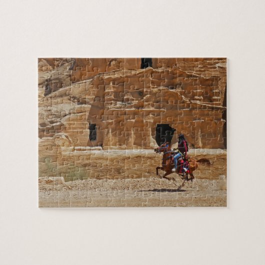 Pferd und Masked Rider Petra Jordan Puzzle (Horizontal)