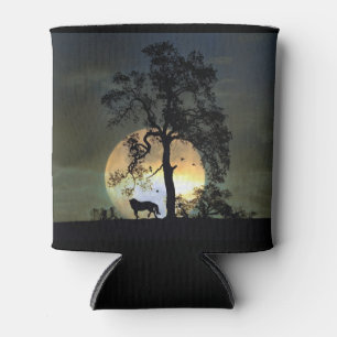 Pferd und Mond Gemütlicher Cup kann kühler werden Dosenkühler
