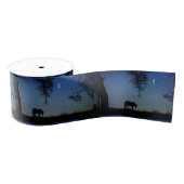 Pferd und Mond Ripsband (Spule)