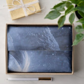 Pferd und Mond Schöner Winter Seidenpapier (Geschenk)