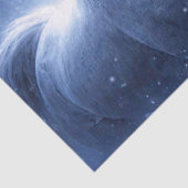 Pferd und Mond Schöner Winter Seidenpapier (Detail)