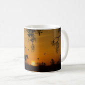 Pferd und Natur Schöne Serene Kaffeetasse (VorderseiteRechts)