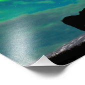 Pferd und Nordlicht, Yukon Fotodruck (Ecke)