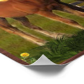 Pferd- und Poney-Plakat Poster (Ecke)