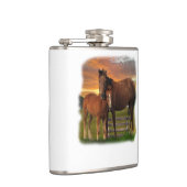 Pferd und Pony Flachmann (Rechts)