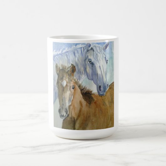 Pferd und Pony Kaffeetasse (Mittel)