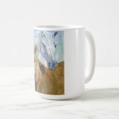 Pferd und Pony Kaffeetasse (VorderseiteRechts)