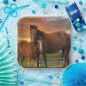 Pferd und Pony Pappteller (Party)