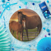 Pferd und Pony Pappteller (Party)