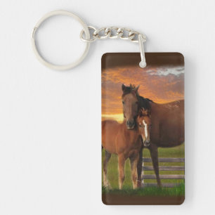 Pferd und Pony Schlüsselanhänger
