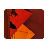 Pferd und Pyramide Magnet (Horizontal)