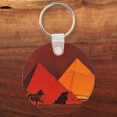 Pferd und Pyramide Schlüsselanhänger (Vorderseite)